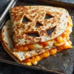 Jack-o-lantern Cheese Quesadillas Recipe