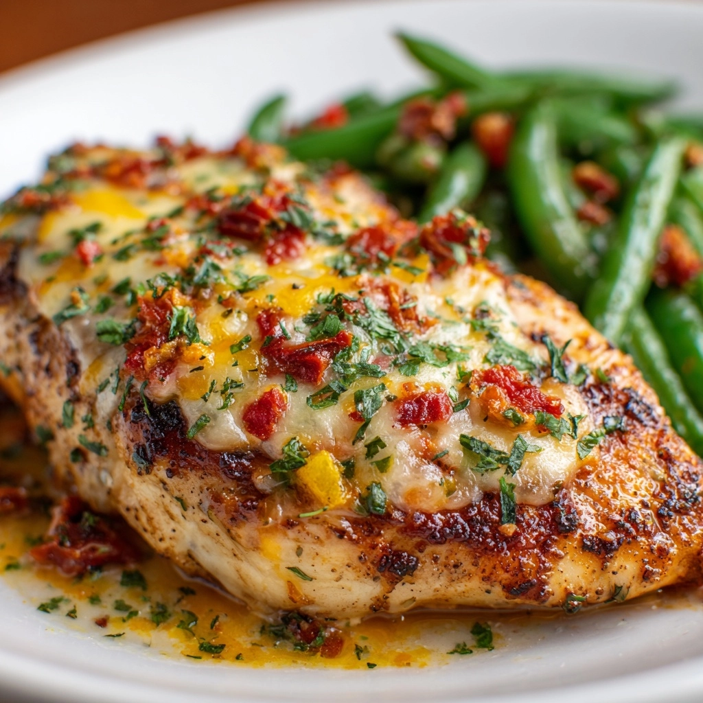 Crispy Baked Chicken with Giardiniera Recipe - Recipe Image