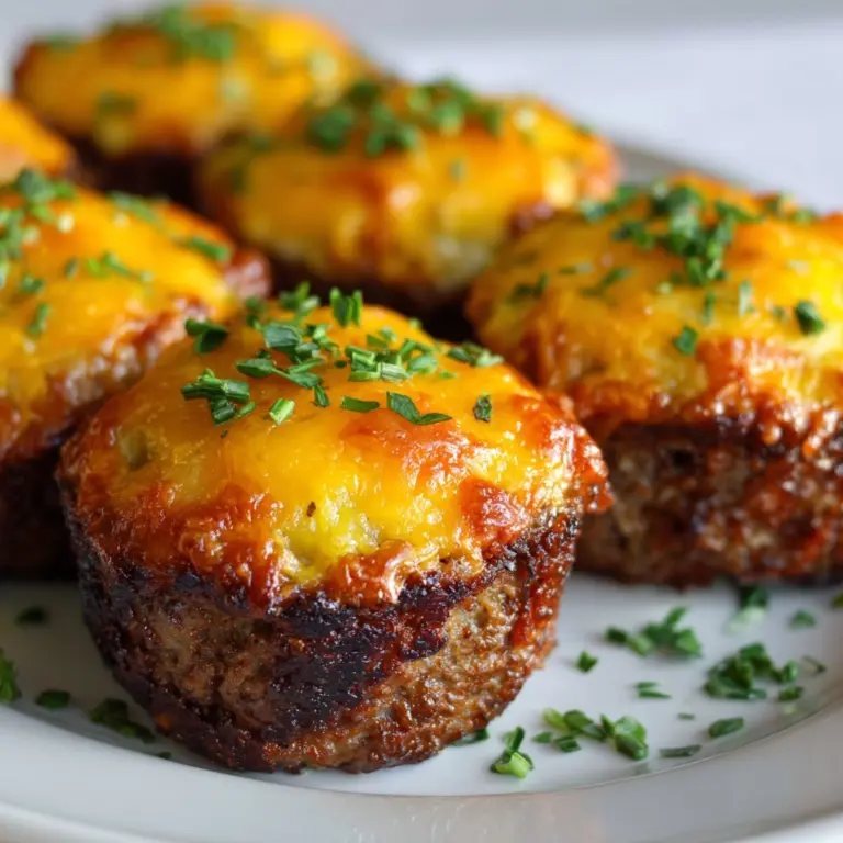BBQ Mini Meatloaves Recipe