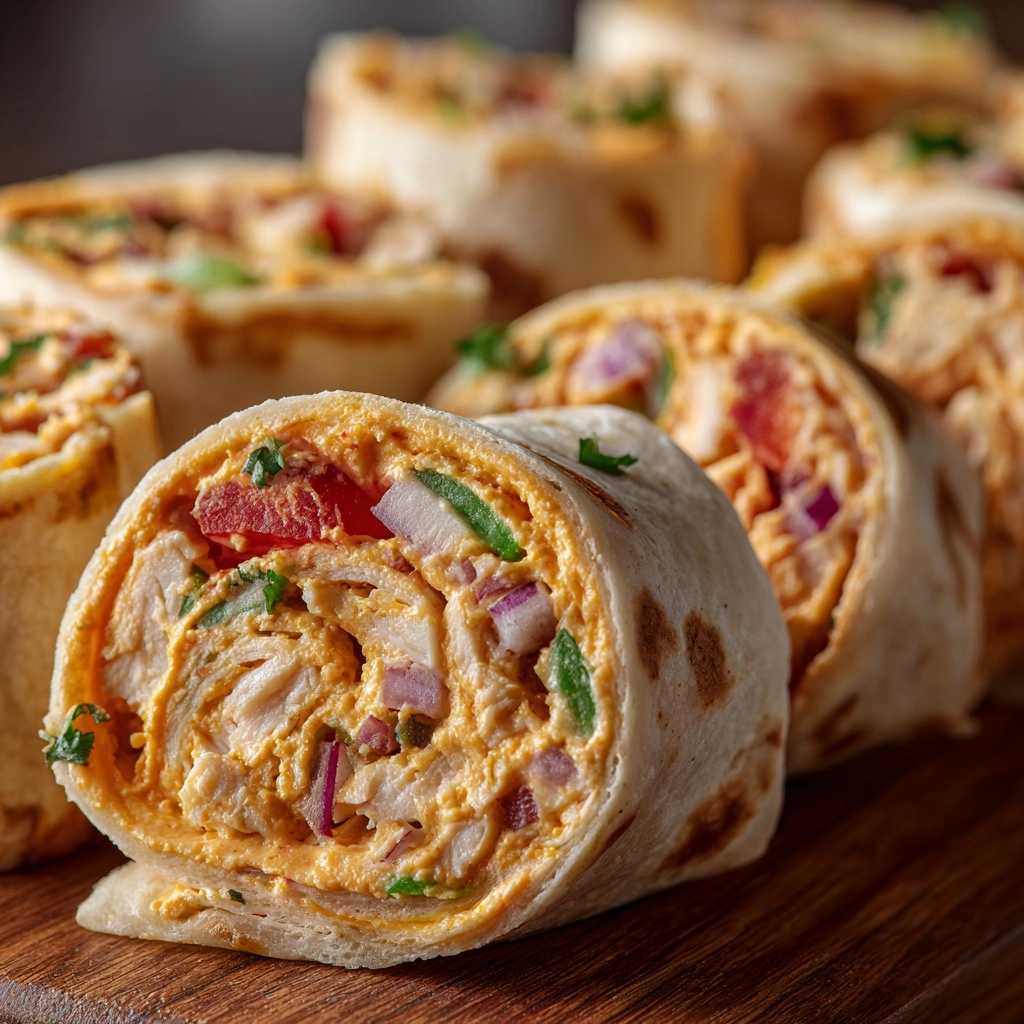 Mexican Chicken Pinwheels Recipe - Recipe Image