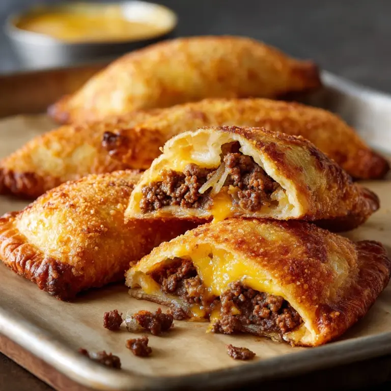 Air Fryer Loaded Cheeseburger Egg Rolls Recipe