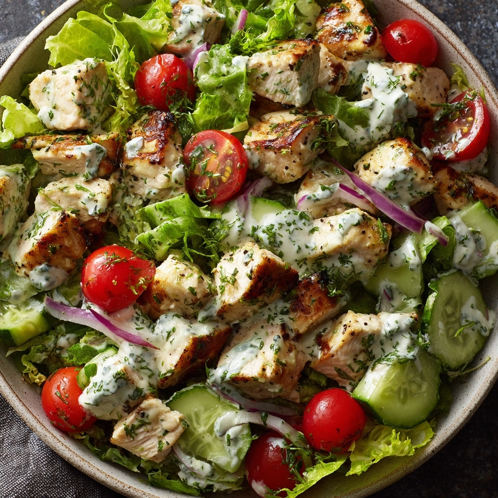 Tzatziki Chicken Salad: An Incredible Ultimate Recipe - Recipe Image