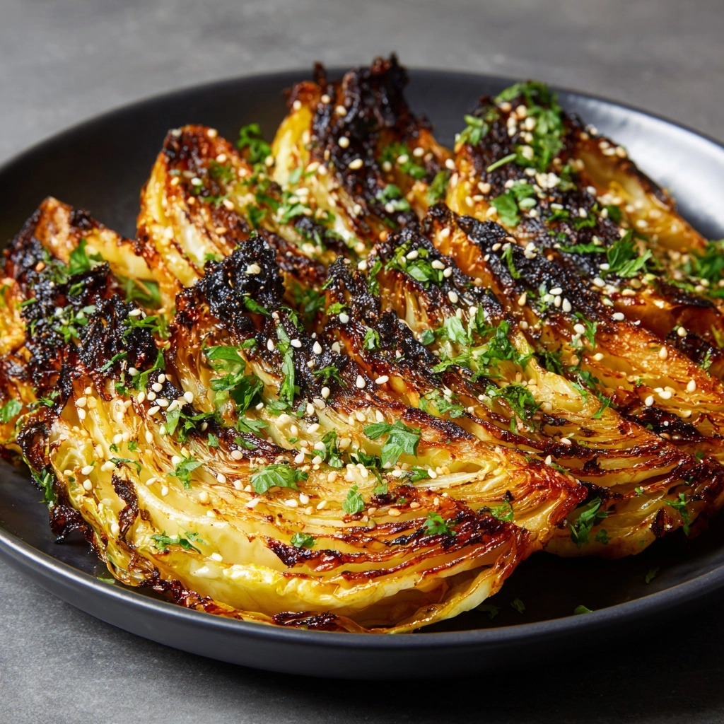 Miso Butter Roasted Cabbage Wedges Recipe - Recipe Image