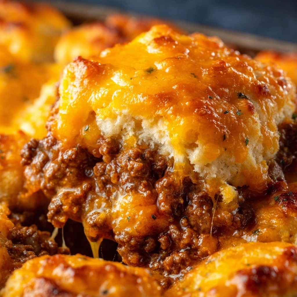 Cheesy Ground Beef Tater Tot Casserole Recipe - Recipe Image