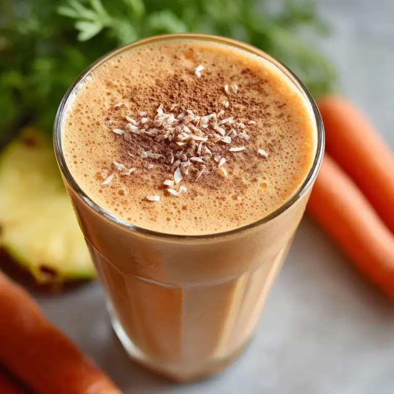 Carrot Cake Smoothie Recipe