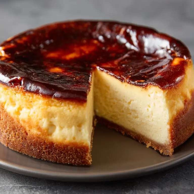 Basque Burnt Cheesecake Recipe