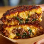 Spinach and Cheese Stuffed Cauliflower Patties Recipe