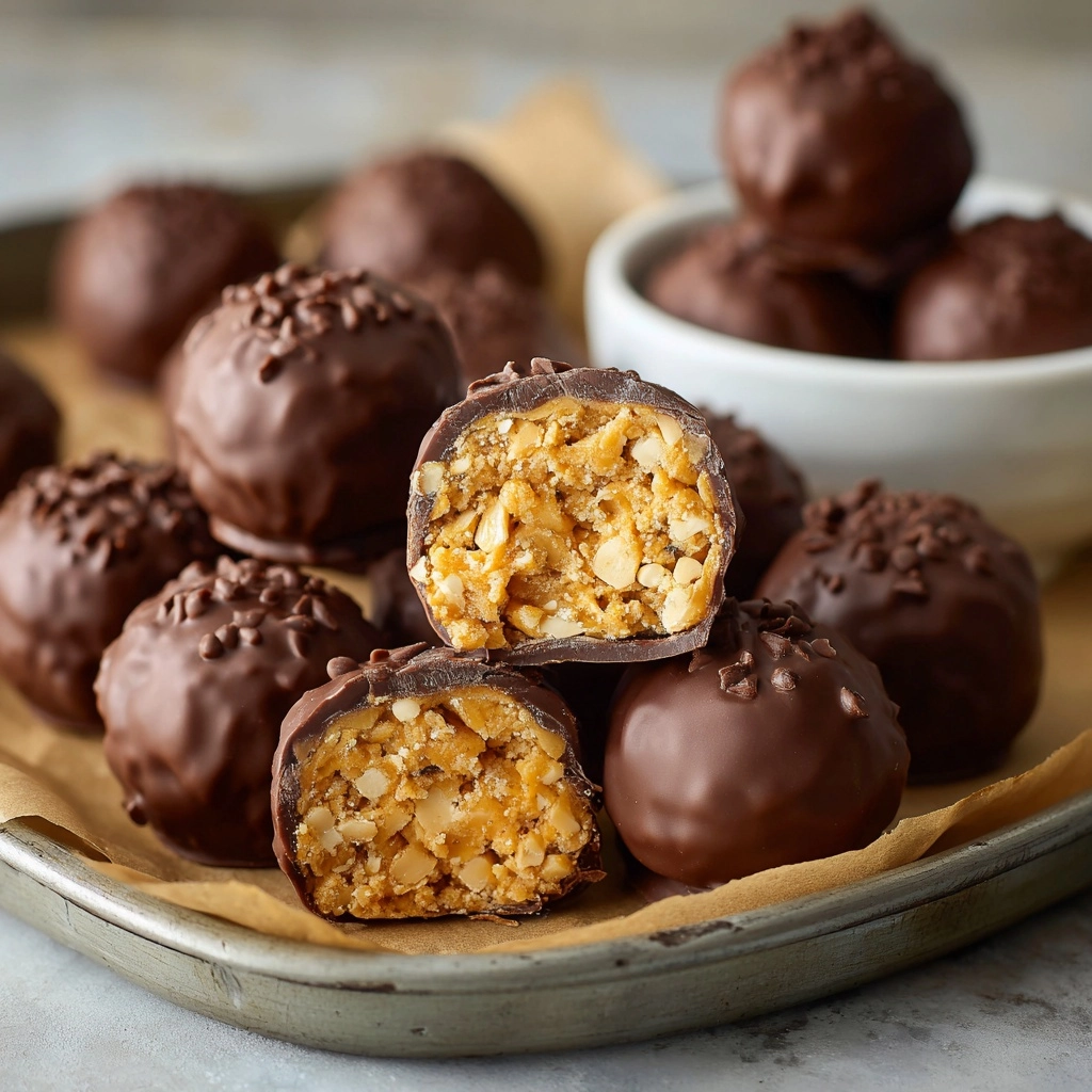 Peanut Butter Balls with Rice Krispies Recipe