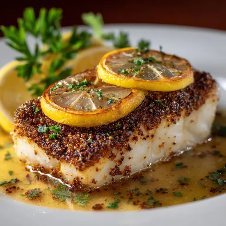 Zesty Lemon Butter Fish Fillet Recipe