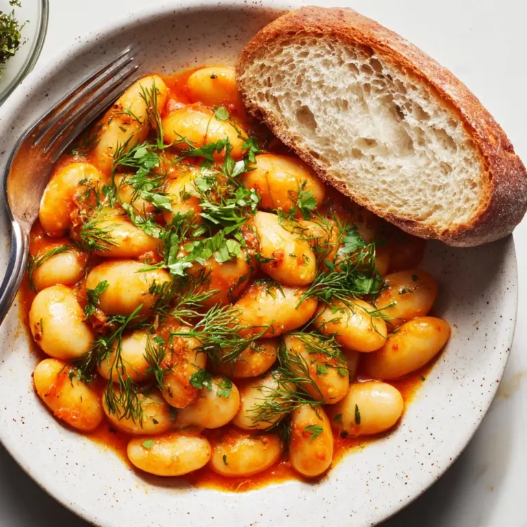 Lemony Herb Butter Beans Recipe