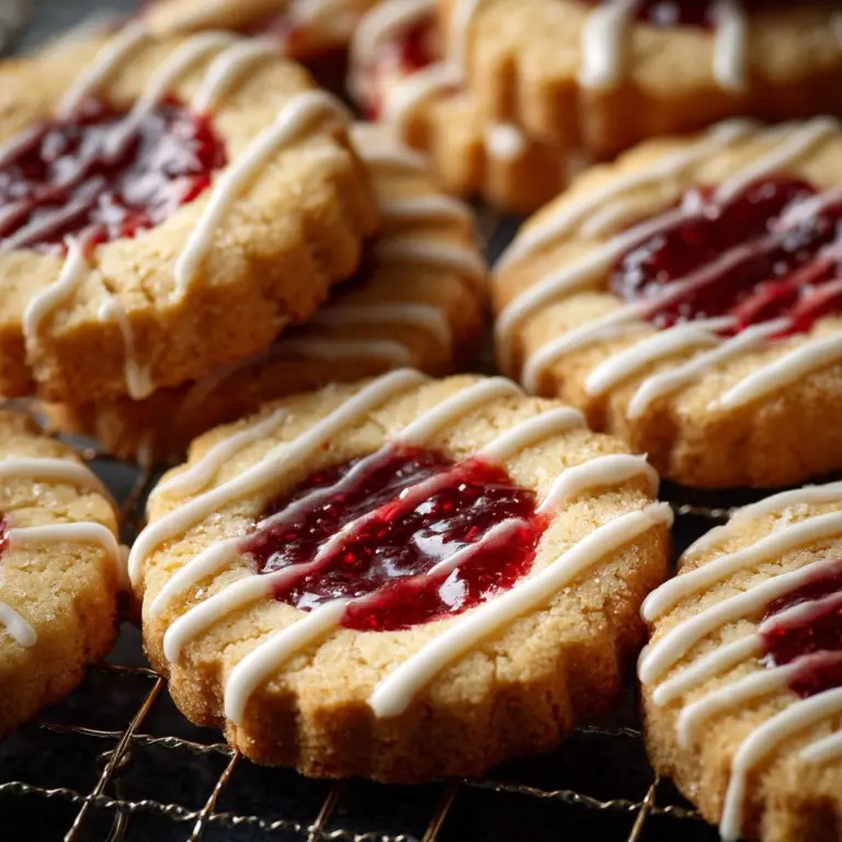 Raspberry Almond Shortbread Cookies Recipe