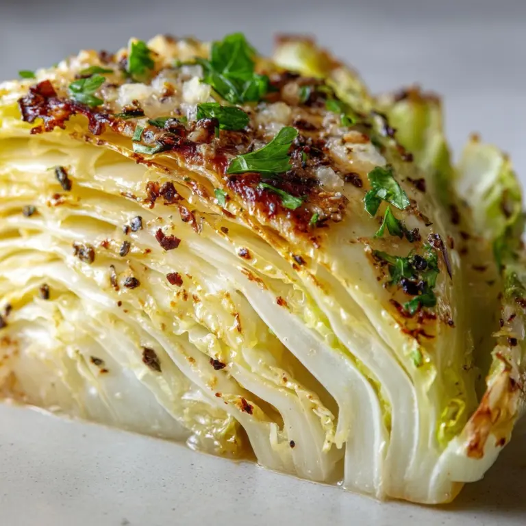 Garlic-Parmesan Melting Cabbage Recipe