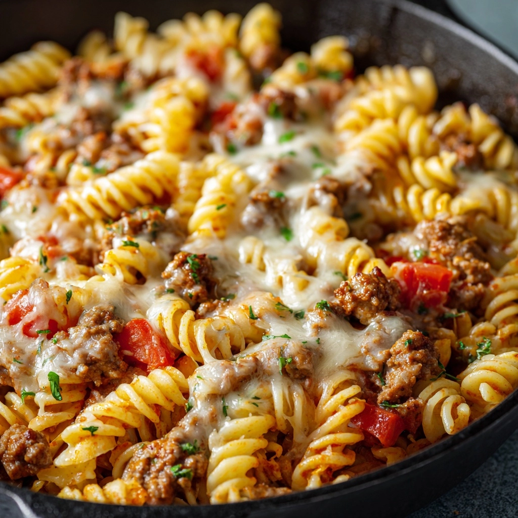 One-Pot Cheesy Taco Pasta Recipe