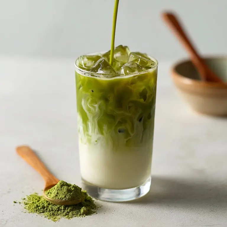 Iced Matcha Latte Recipe