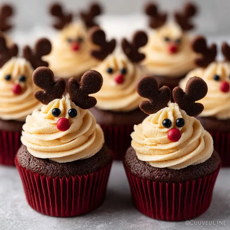 Easy Reindeer Cupcakes Recipe