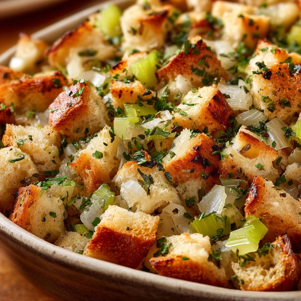 Classic Bread Stuffing Recipe - Recipe Image