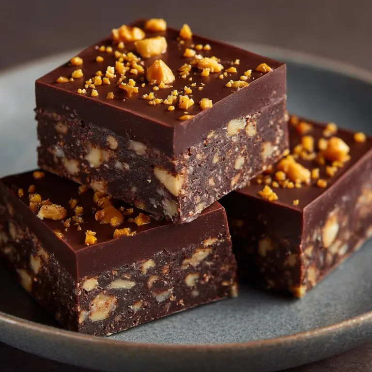 Caramel Chocolate Crunch Bars Recipe