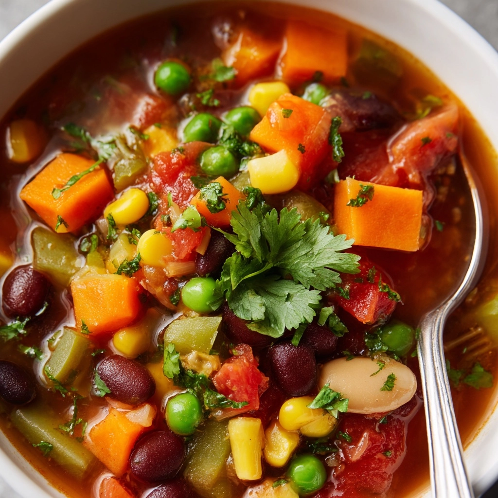 Black-Eyed Pea Sweet Potato Chili Recipe - Recipe Image