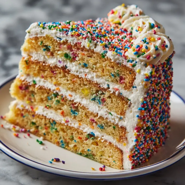Sally’s Baking Addiction’s Funfetti Layer Cake Recipe