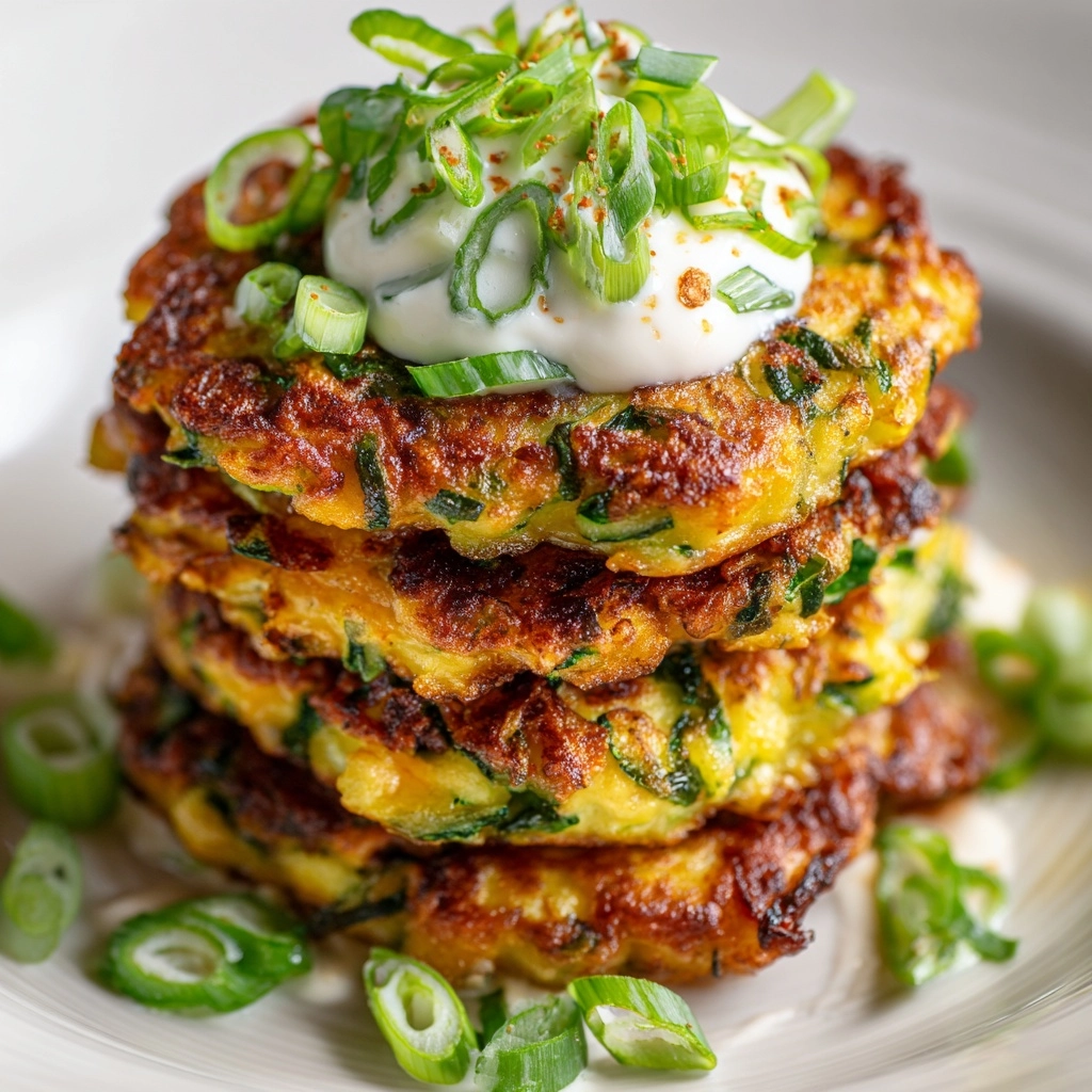 Air Fryer Zucchini Fritters Recipe - Recipe Image