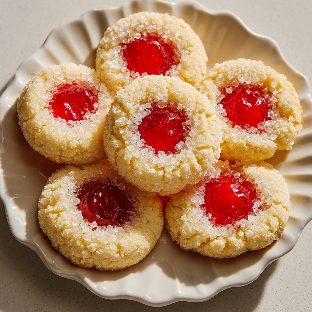 Cherry Almond Amish Sugar Cookies Recipe - Recipe Image