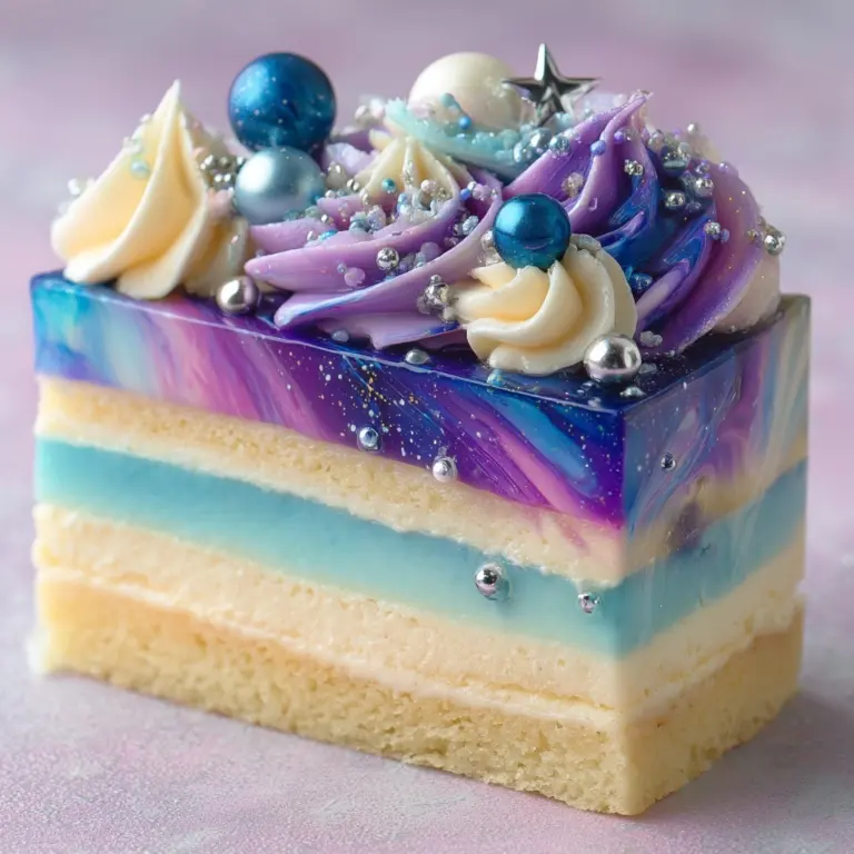 Galaxy Ripple Ice Cream Cake Recipe