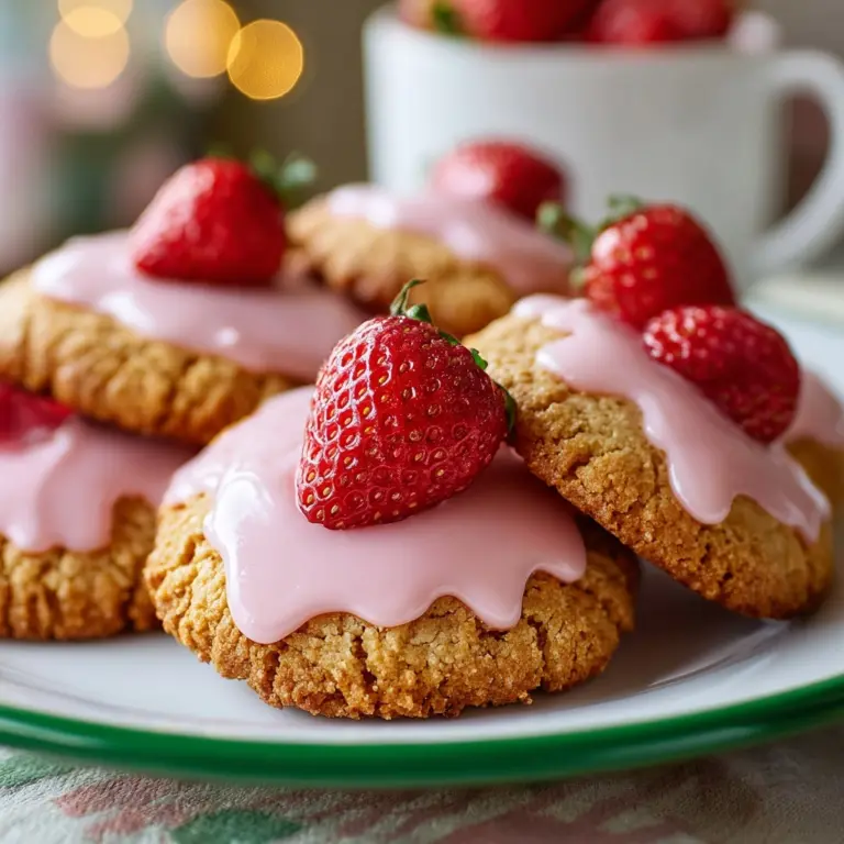 Strawberry Sugar Cookies Recipe