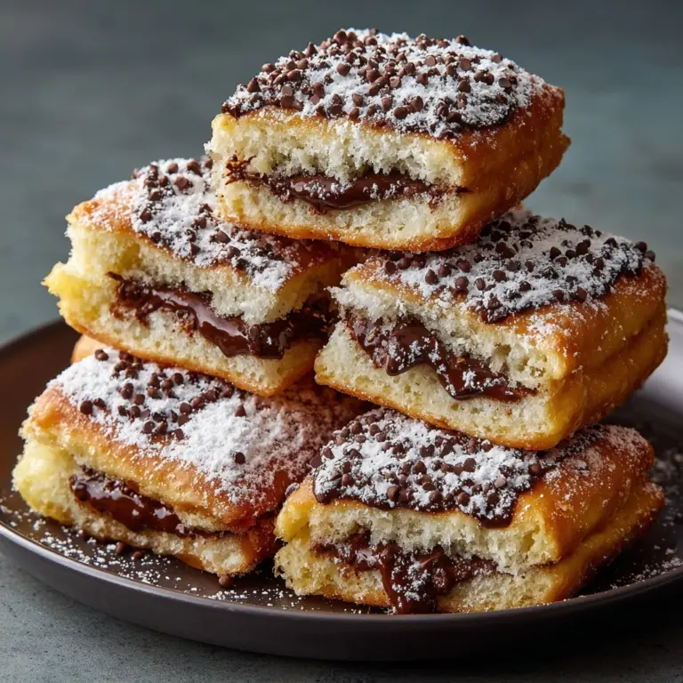 Air Fryer Nutella Stuffed Beignets Recipe