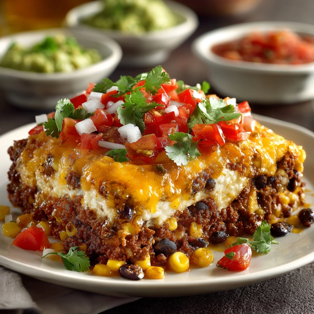 Cornbread Taco Bake Recipe - Recipe Image