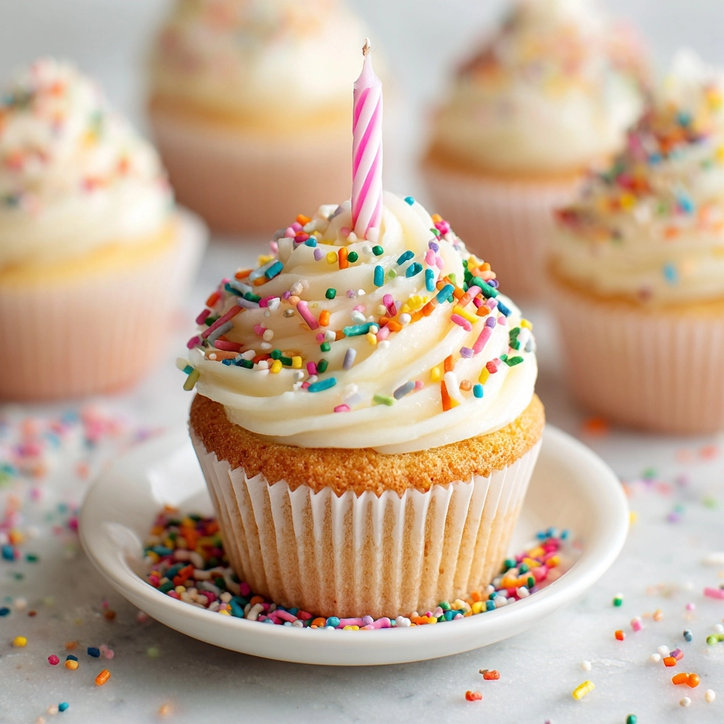Birthday Cupcakes Recipe - Recipe Image