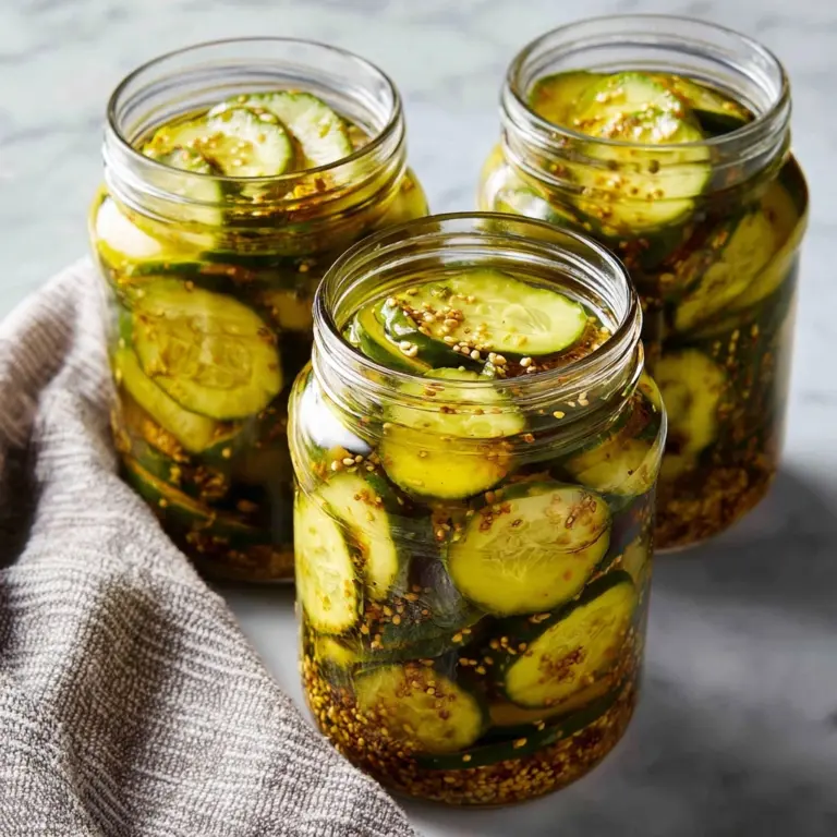 Bread and Butter Pickles Recipe
