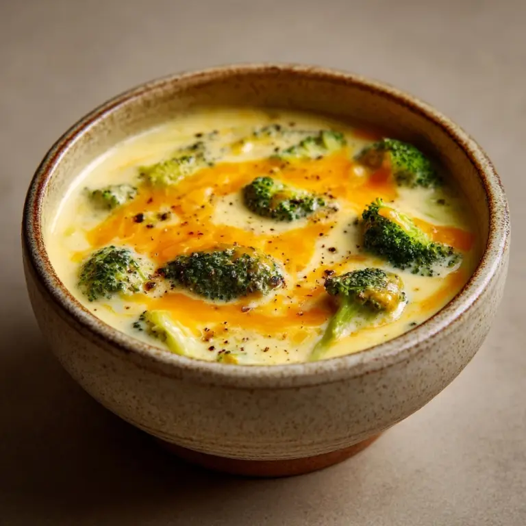 Creamy Broccoli Cheese Soup Recipe: Comfort in a Bowl Recipe