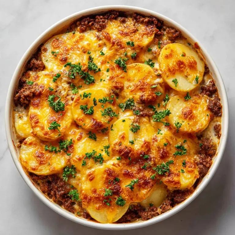 Cheesy Taco Potato Casserole Recipe