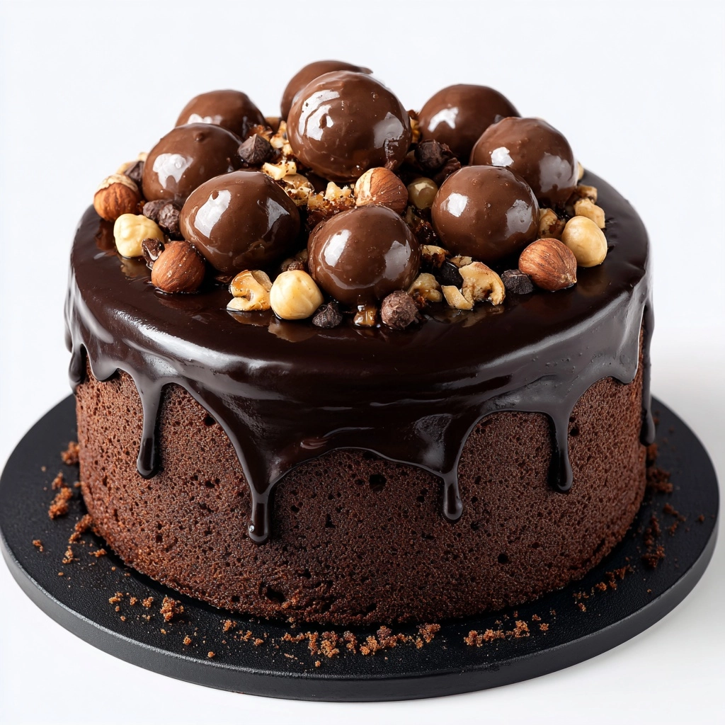 Chocolate Hazelnut Cake Recipe - Recipe Image