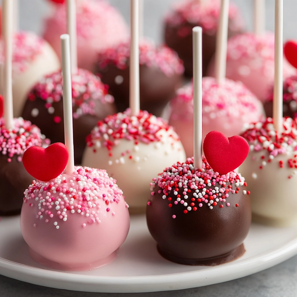 Romantic Cake Pops Recipe - Recipe Image