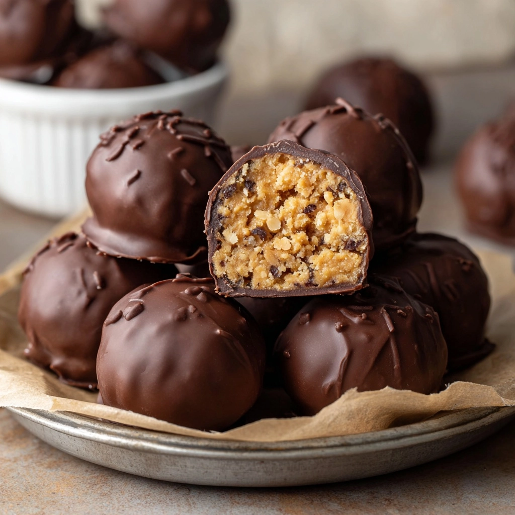 Peanut Butter Balls with Rice Krispies Recipe - Recipe Image