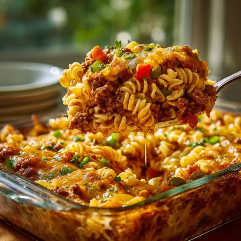 Southern Five Layer Beef Casserole Recipe