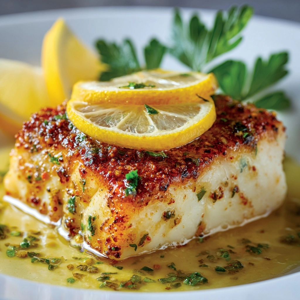 Zesty Lemon Butter Fish Fillet Recipe - Recipe Image