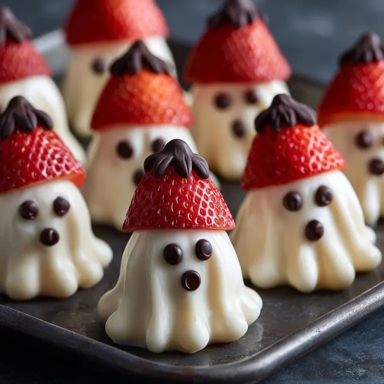 Spooky Strawberry Ghosts Recipe