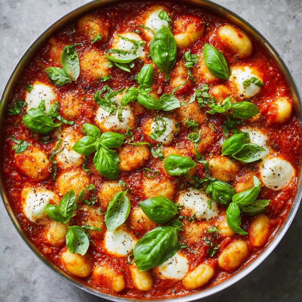 One Pot Tomato Gnocchi with Spinach Recipe - Recipe Image
