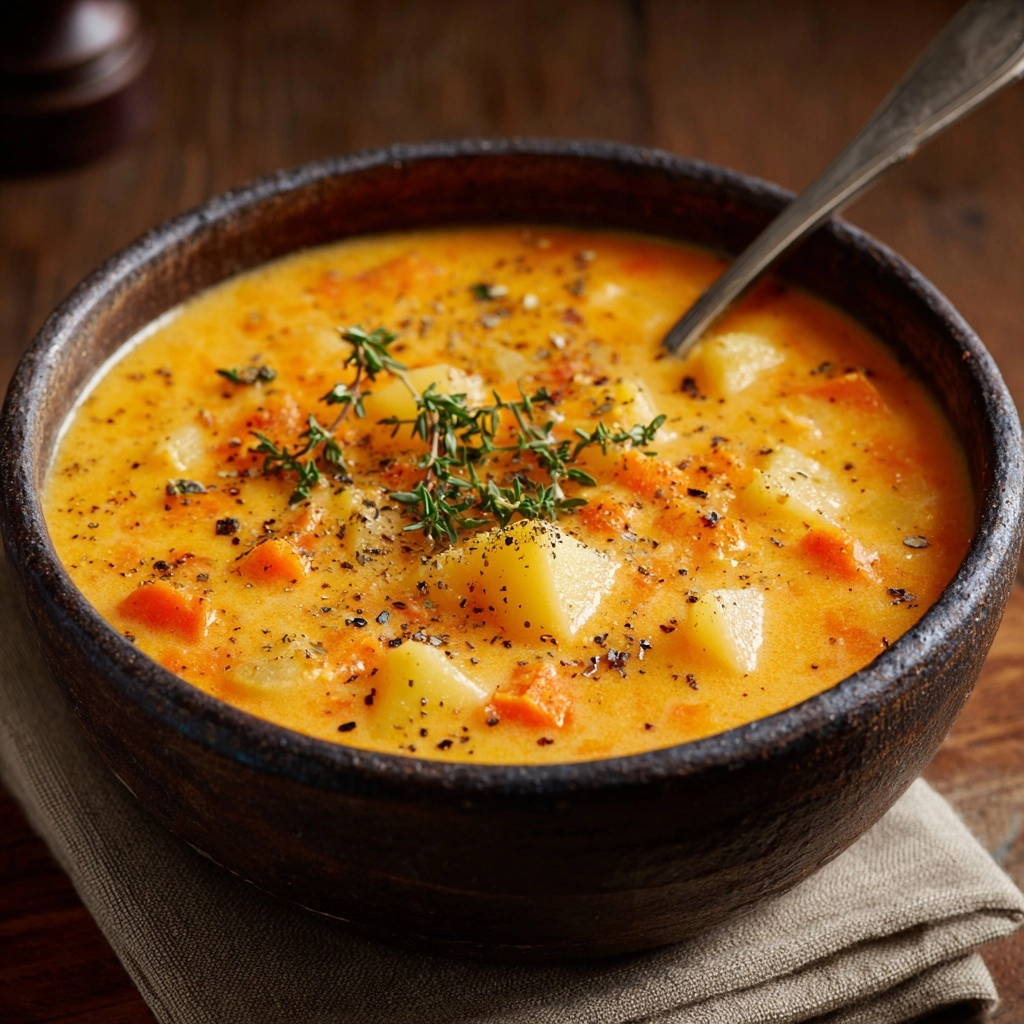 Creamy Chunky Tomato Soup Recipe - Recipe Image