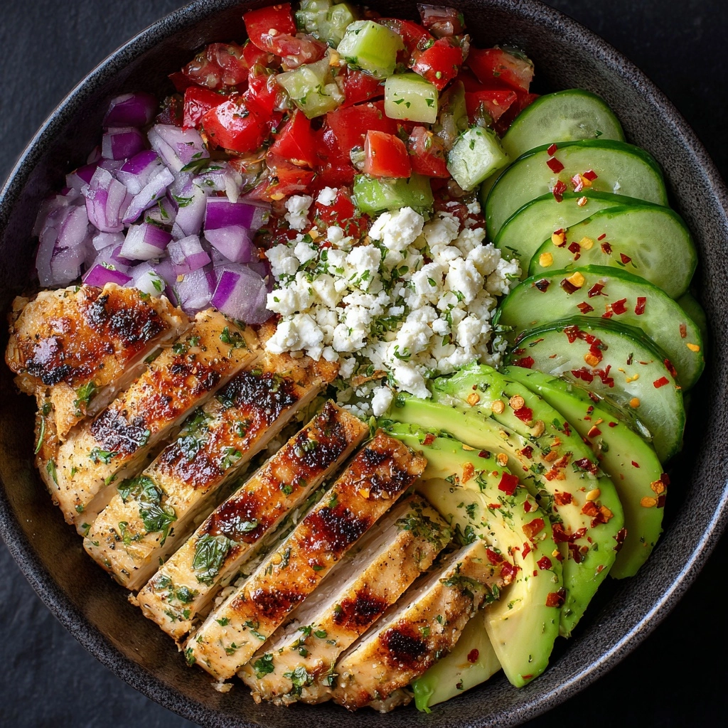 Greek Avocado Chicken Salad Recipe - Recipe Image