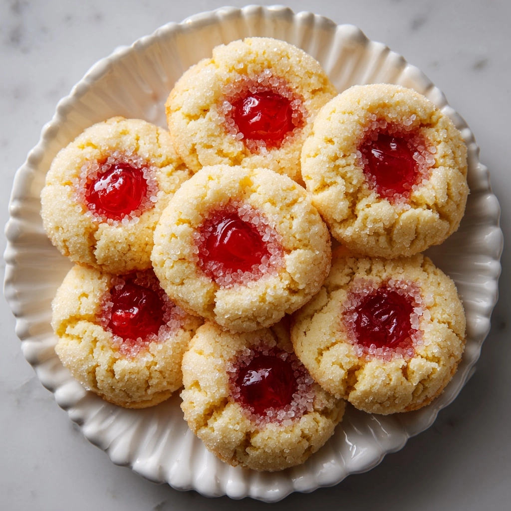 Cherry Almond Amish Sugar Cookies Recipe - Recipe Image