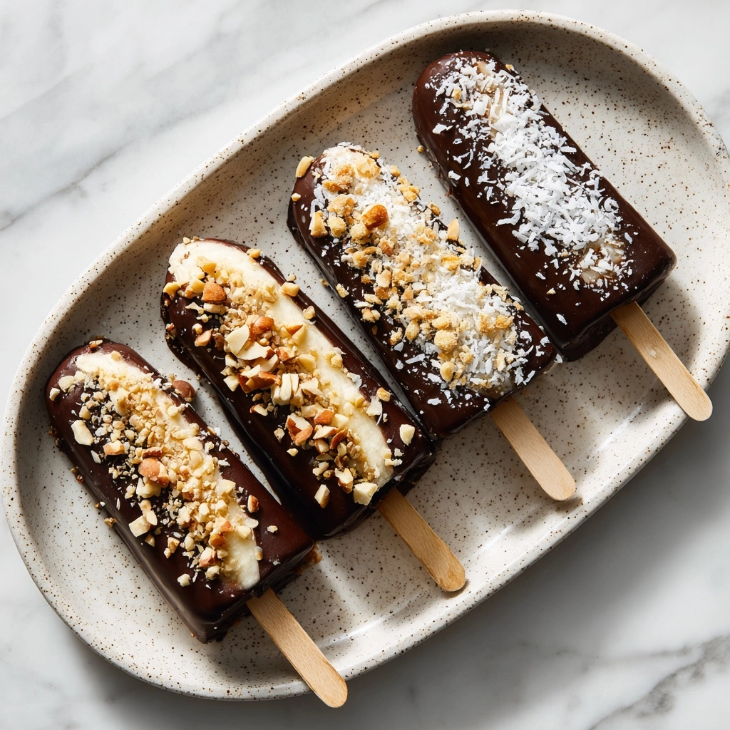 Chocolate Covered Banana Pops Recipe - Recipe Image