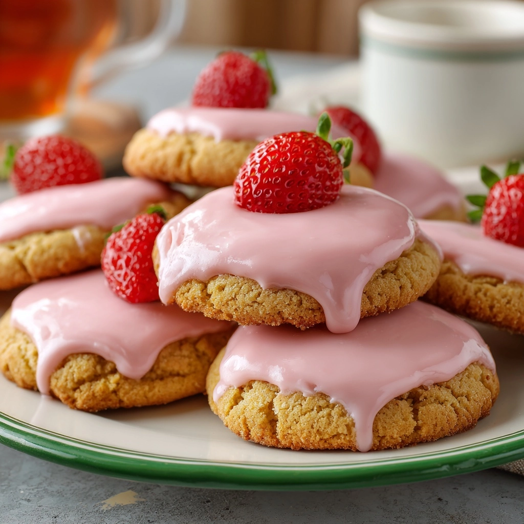 Strawberry Sugar Cookies Recipe - Recipe Image