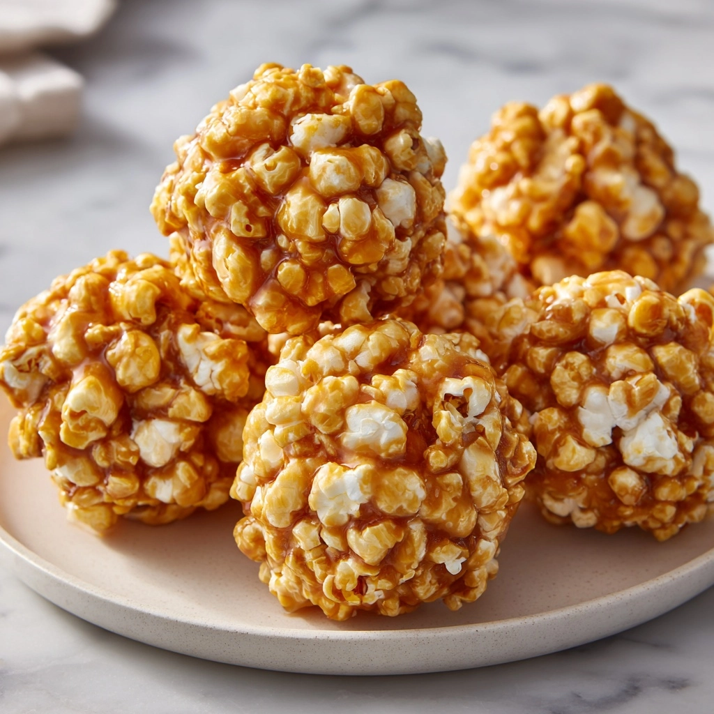Caramel Popcorn Balls Recipe - Recipe Image