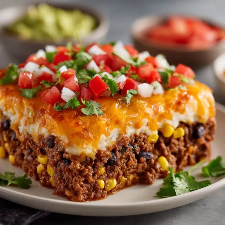 Cornbread Taco Bake Recipe