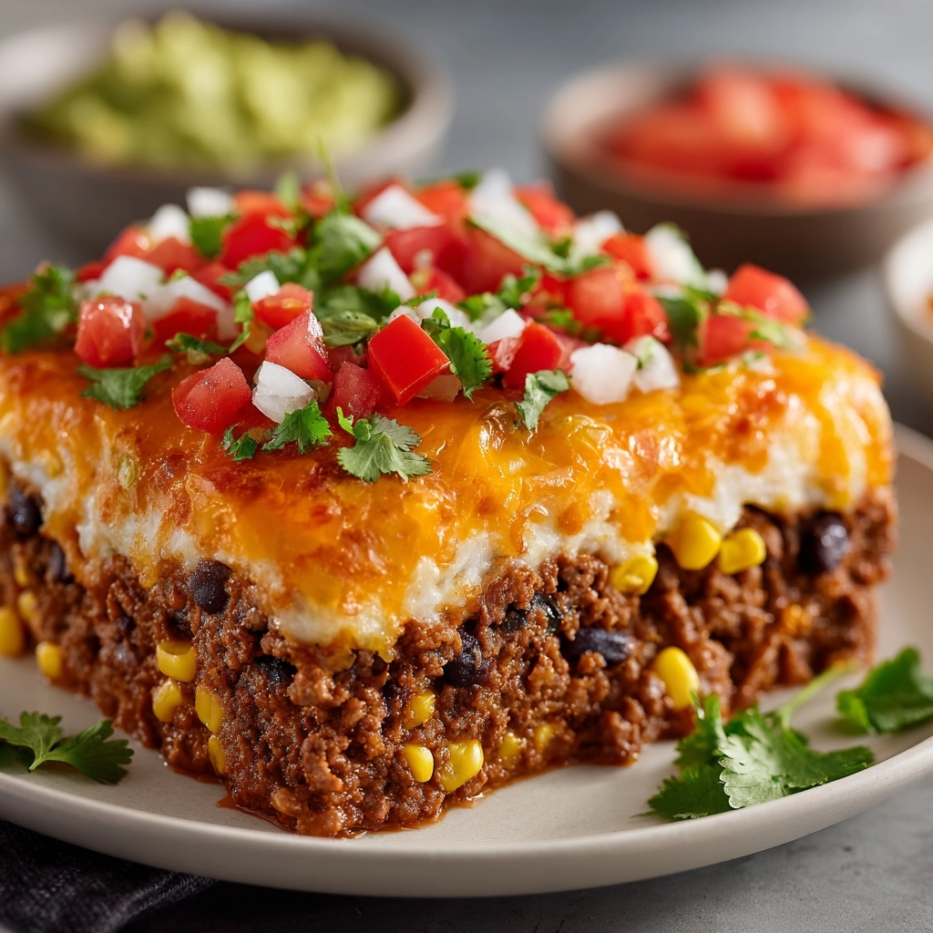 Cornbread Taco Bake Recipe - Recipe Image