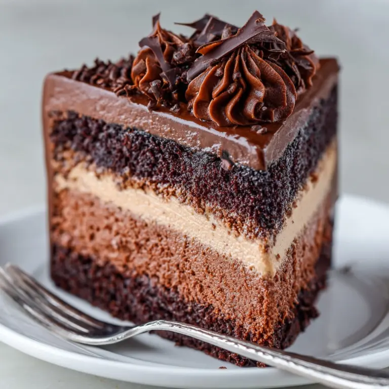 Chocolate Fudge Layered Cake Recipe