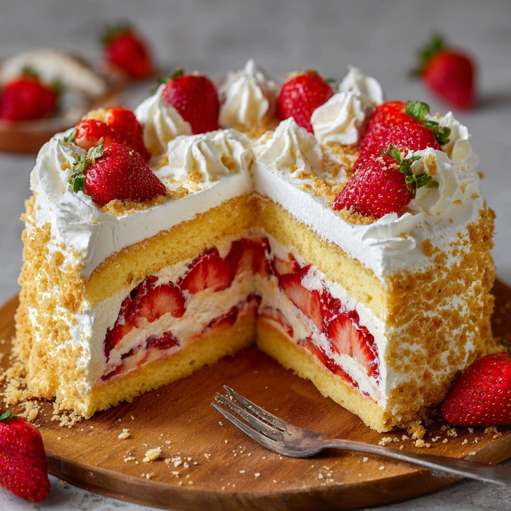 Strawberry Shortcake Cheesecake Rolls Recipe - Recipe Image